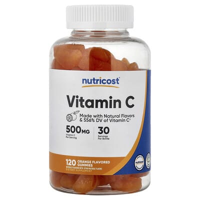 Vitamin C Gummies, Orange, 120 Gummies