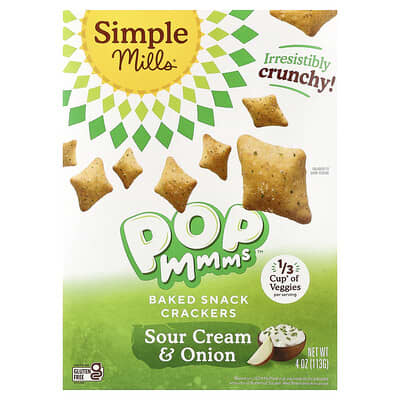 Крекеры Pop Mmms™, сметана и лук, 4 oz