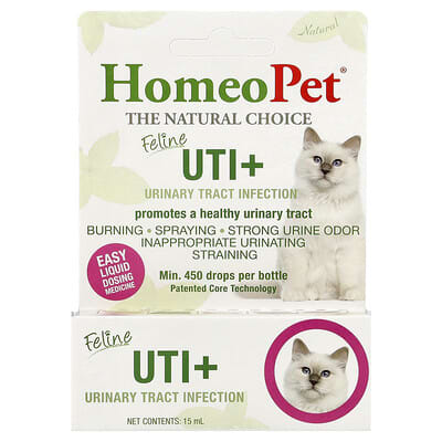 HomeoPet Feline UTI+, 15 ml средство для кошек