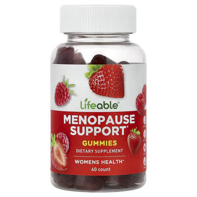 Желе для поддержки при менопаузе Lifeable Berry, 60 Gummies