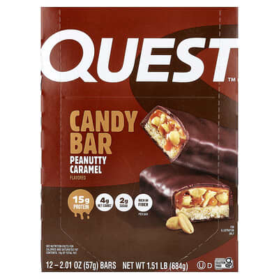 Протеиновый батончик Quest Nutrition Peanutty Caramel