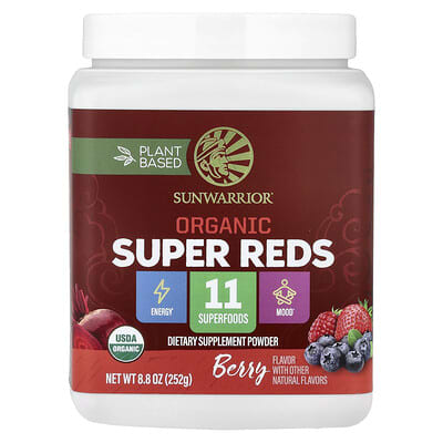 Органический суперфуд Super Reds, Berry, 8.8 oz (252 g)