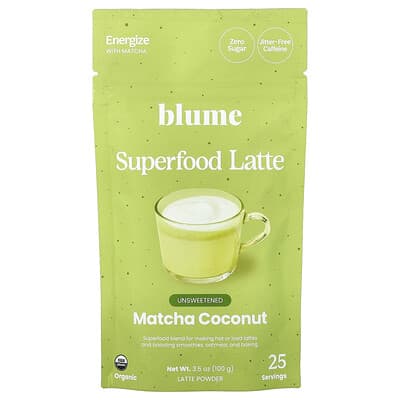 Blume суперфуд-латте Matcha Coconut, 3.5 oz (100 g)