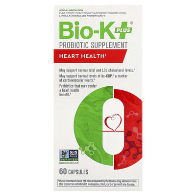 Пробиотическая добавка Bio-K+ Heart Health, 60 Capsule