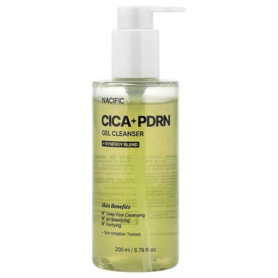 Nacific гель для умывания Cica + PDRN, 200 ml