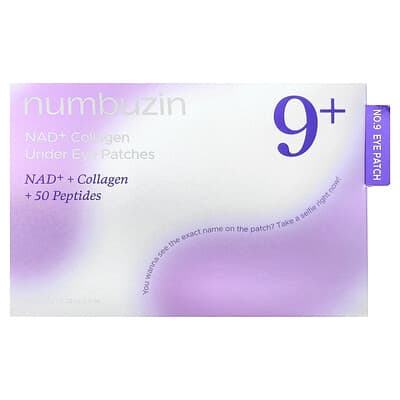 Numbuzin No.9 NAD+ Collagen патчи под глаза, 5 пар