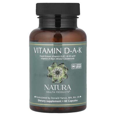Витамины Natura Health Products Vitamin D-A-K 60 Capsules