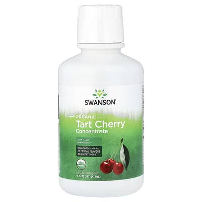 Swanson Vitamins Органический концентрат терпкой вишни, 16 fl oz (473 ml)