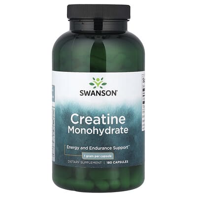 Creatine Monohydrate, 1 g, 180 Capsules
