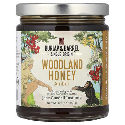 Мед Woodland Honey, Amber, 12 oz (340 g)