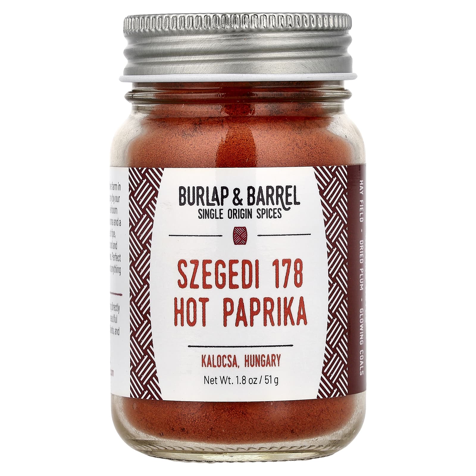 Szegedi 178 Hot Paprika, 1.8 oz (51 g)