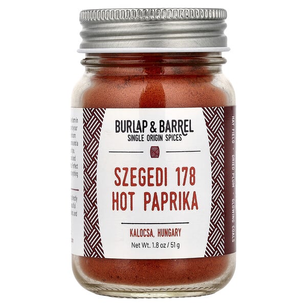 Szegedi 178 Hot Paprika, 1.8 oz (51 g)