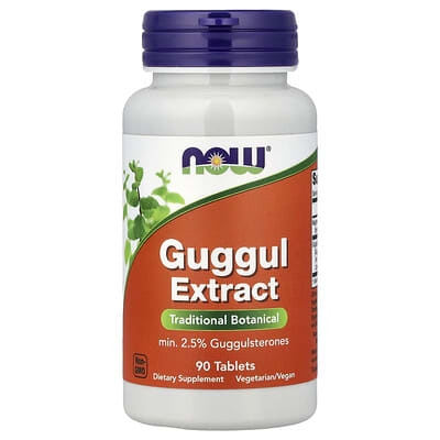 NOW Foods экстракт Guggul, 90 таблеток