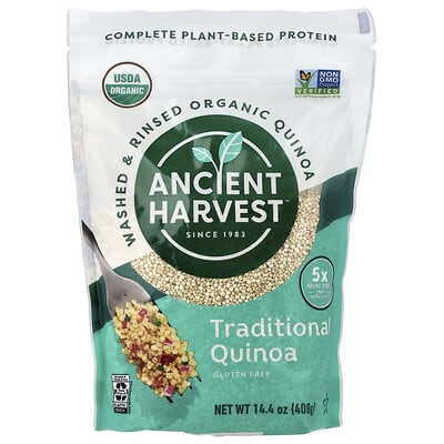 Ancient Harvest Органическая традиционная киноа, 14.4 oz (408 g)