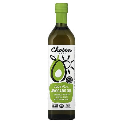 100% Pure Avocado Oil, 25.4 fl oz (750 ml)