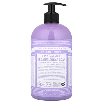 Органическое жидкое мыло Dr. Bronner's Lavender 24 fl oz