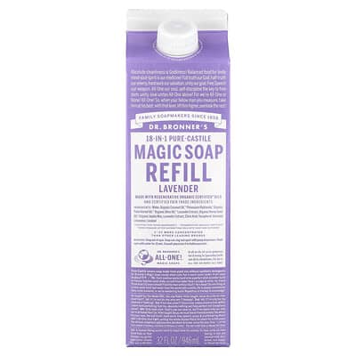 Dr. Bronner's жидкое мыло Pure-Castile Magic, Lavender, 32 fl oz (946 ml)