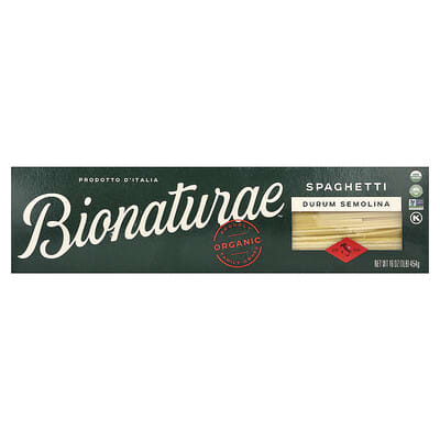 Спагетти из органической твердой пшеницы Bionaturae 16 oz (454 g)
