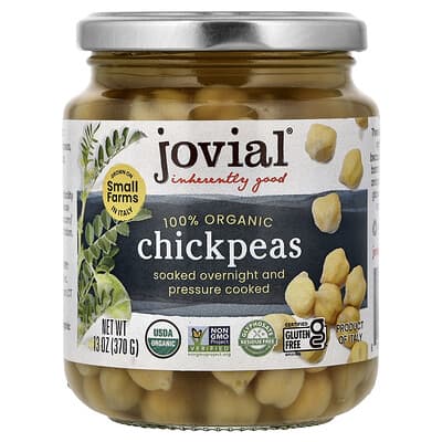 100% Organic Chickpeas, 13 oz (370 g)