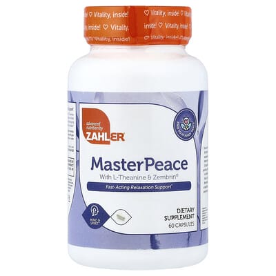 Добавка MasterPeace With L-Theanine & Zembrin® 60 Capsules