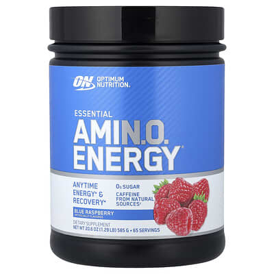 Энергетическая добавка Essential Amin.O. Energy®, Blue Raspberry, 20.6 oz (585 g)