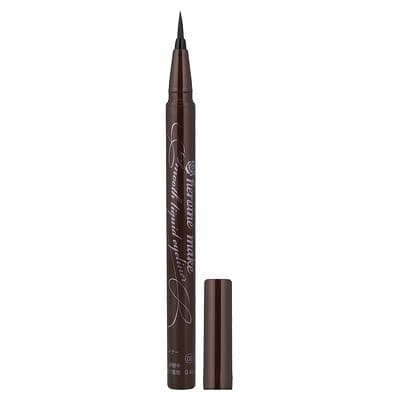 Heroine Make, жидкая подводка для глаз, сверхтонкая кисть, 02 Exquisite Brown, 0.014 fl oz (0.4 ml)