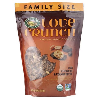 Love Crunch®, премиальная органическая гранола, темный шоколад и арахисовое масло, 26.4 oz (750 g)