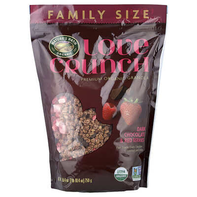 Love Crunch®, органическая гранола, темный шоколад и красные ягоды, 26.4 oz (750 g)