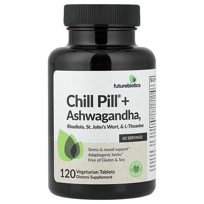 Chill Pill® + Ashwagandha, 120 вегетарианских таблеток