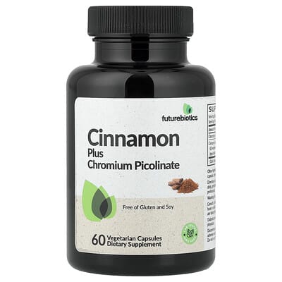 Cinnamon Plus Chromium Picolinate, 60 Vegetarian Capsules