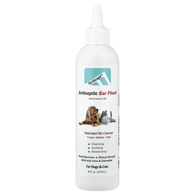 Antiseptic Ear Flush для собак и кошек, 8 fl oz (237 ml)