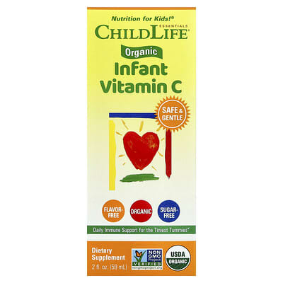 ChildLife Essentials Органические витамины C для младенцев, 2 fl oz (59 ml)