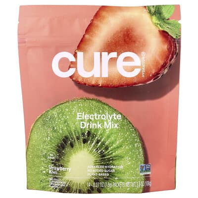 Cure Hydration смесь для приготовления электролитов Strawberry Kiwi