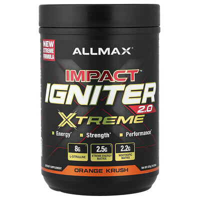 Impact™ Igniter Xtreme 2.0, Orange Krush, 14.82 oz (420 g)