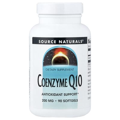 Coenzyme Q10, 200 mg, 90 мягких капсул
