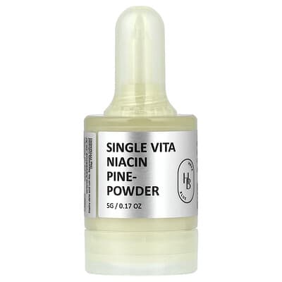 Single Vita Niacin со вкусом соснового порошка, упаковка 3 шт, по 0.17 oz (5 g) каждая