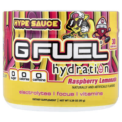 Напиток G FUEL Hype Sauce, Raspberry Lemonade, 3.28 oz (93 g)