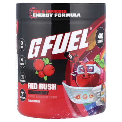 Energy Formula, Red Rush Lingonberry, 9.6 oz (272 g)