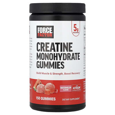 Force Factor жевательные конфеты Creatine Monohydrate Watermelon, 150 шт