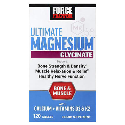 Ultimate Magnesium® Glycinate, 120 Tablets