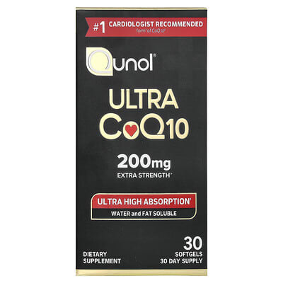 Ultra CoQ10, 200 mg, 30 мягких капсул