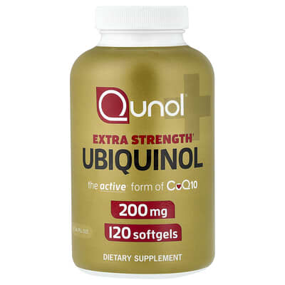 Убихинол, 200 mg, 120 мягких капсул