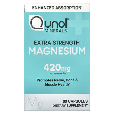 Magnesium, 60 Capsules (210 mg per Capsule)
