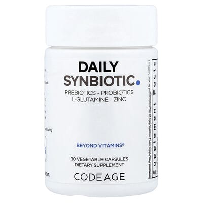 Синбиотик Codeage Daily Synbiotic, 30 Vegetable Capsules