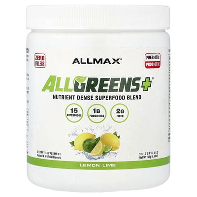 ALLGREENS+ Lemon Lime 8.68 oz (246 g)