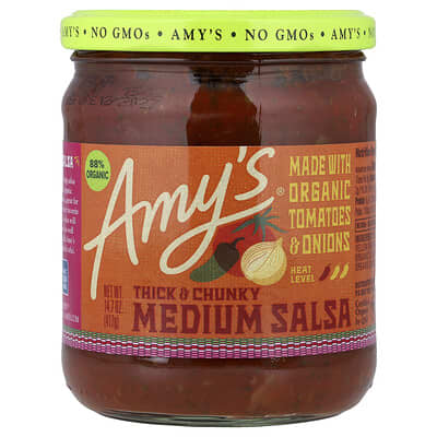 Medium Salsa, Thick & Chunky, 14.7 oz (417 g)