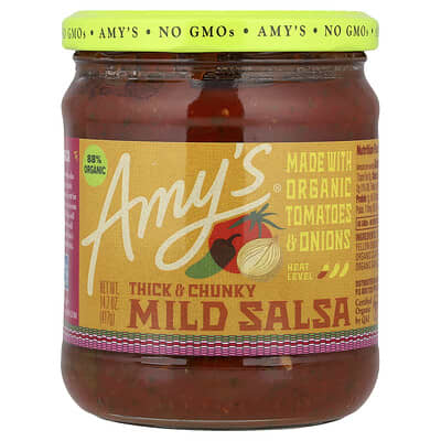 Amy's соус Mild Salsa густой и с кусочками, 14.7 oz (417 g)