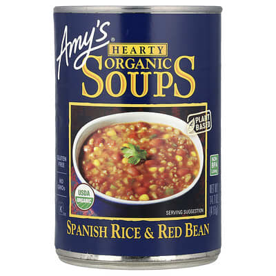 Органический суп Amy's, испанский рис и красная фасоль, 14.7 oz (416 g)
