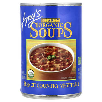 Органический суп Hearty Soups, French Country Vegetable, 14.4 oz (408 g)