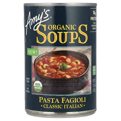 Amy's Organic суп Pasta Fagioli, классический итальянский, 13.65 oz